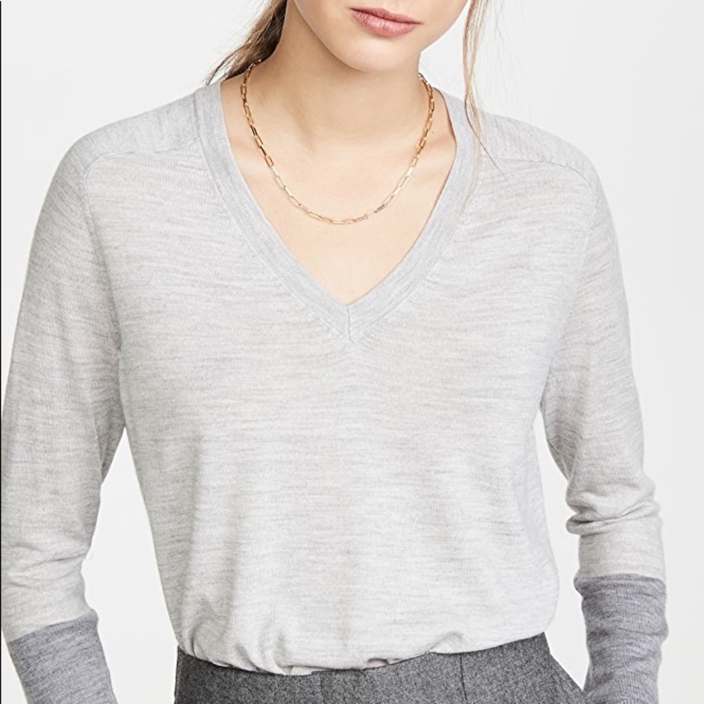Club Monaco Light Gray Zaydie Sweater - Picture 8 of 10